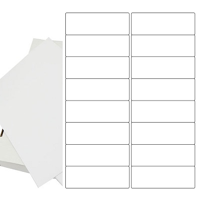 100 x A4 Sheets of Printer Address Labels - 16 Per Sheet (99x34mm)